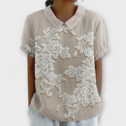 Emma - Camicia con Stampa Vintage