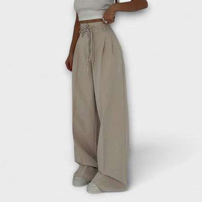 Jill - Pantaloni casual con lacci