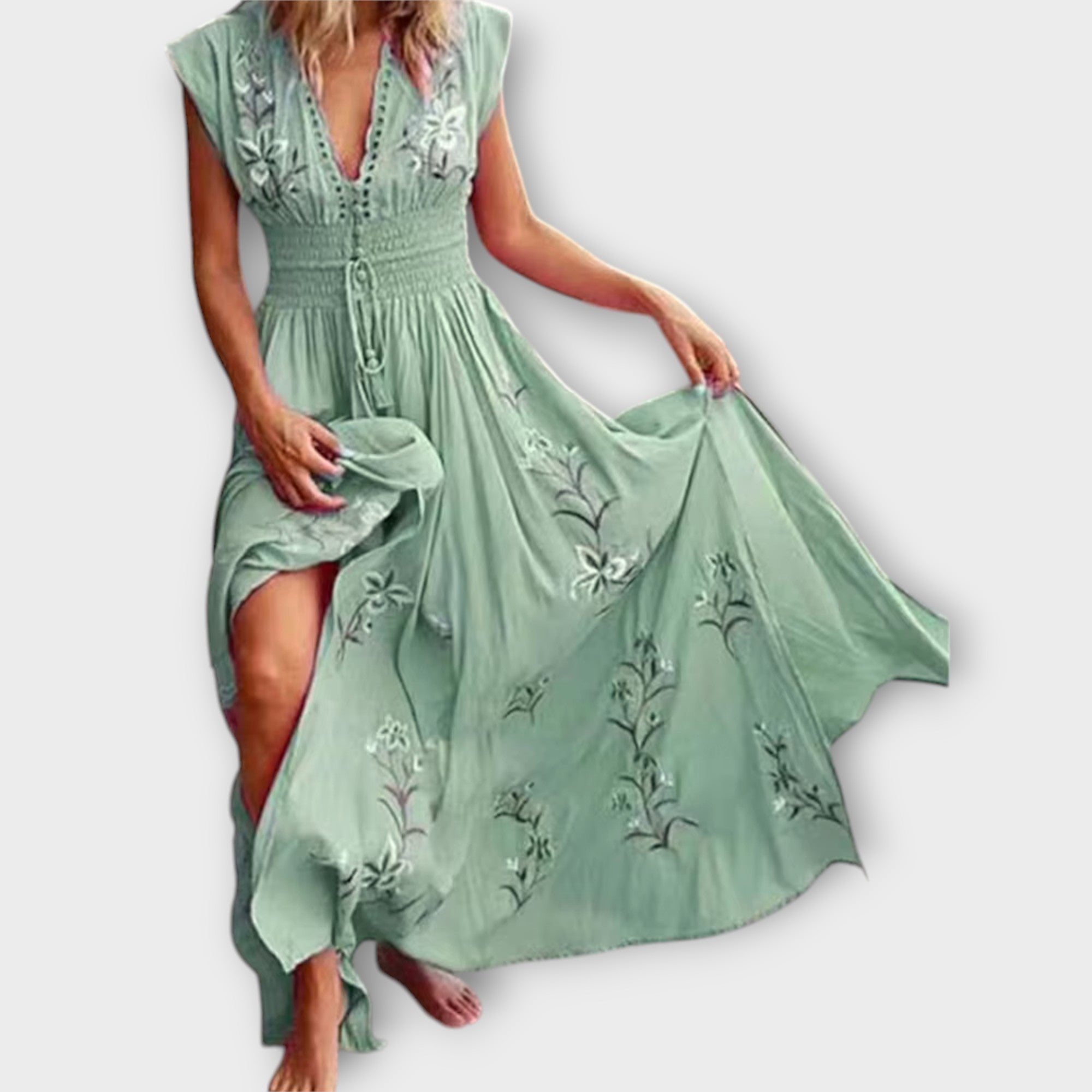 Felizia – Abito Boho con incantevoli ricami