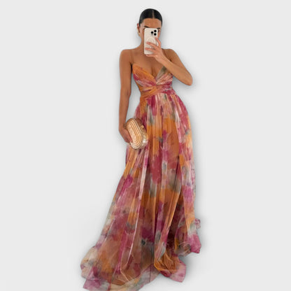 Abito Maxy Annai in Mesh - Elegante e Scolpito