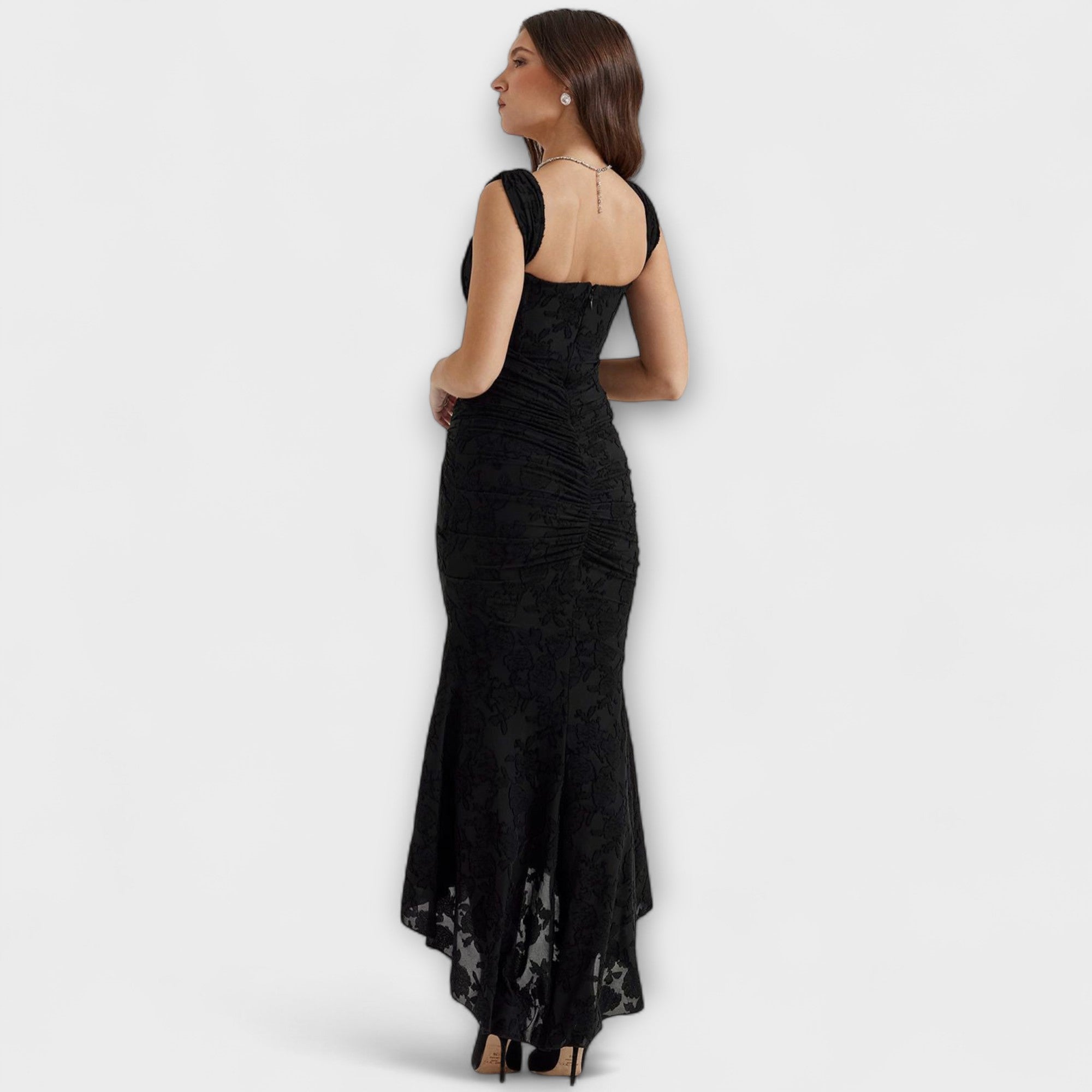 Renske - Abito lungo con corsetto elegante e raffinato