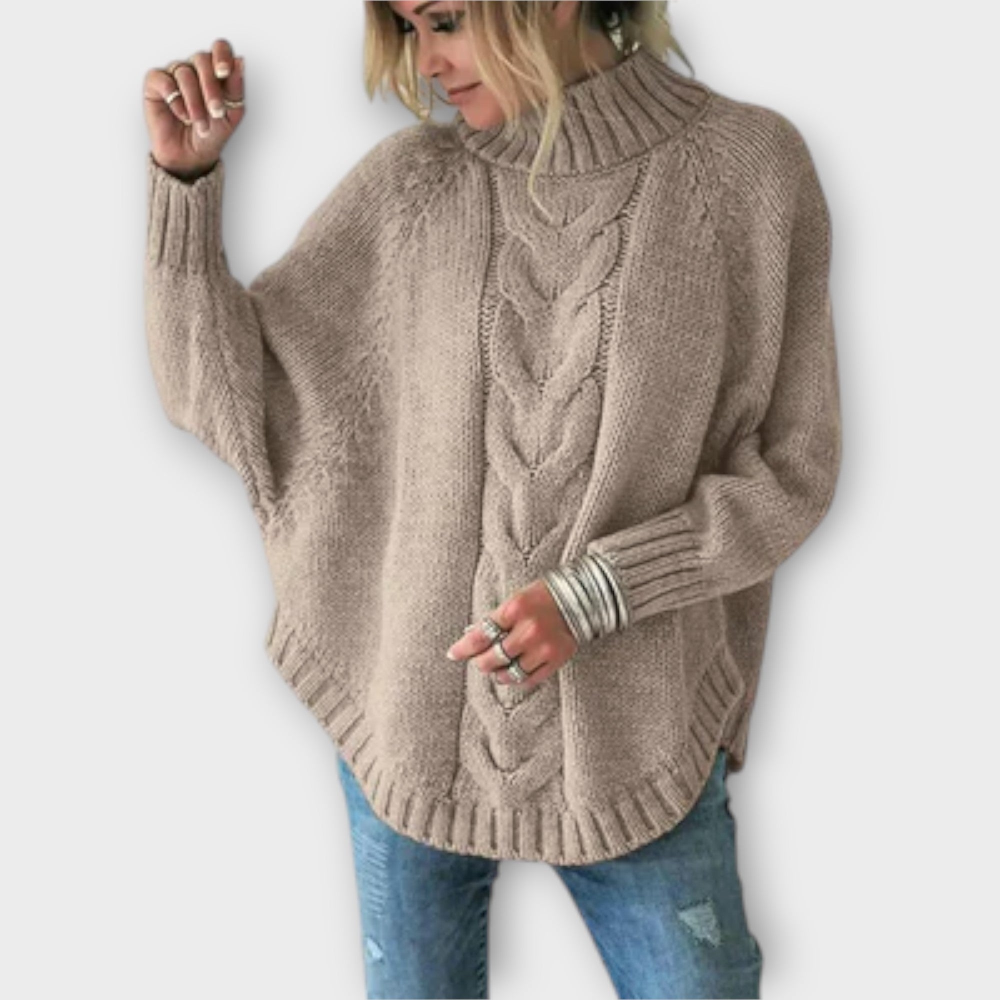 Elysian - Maglione con motivo a trecce