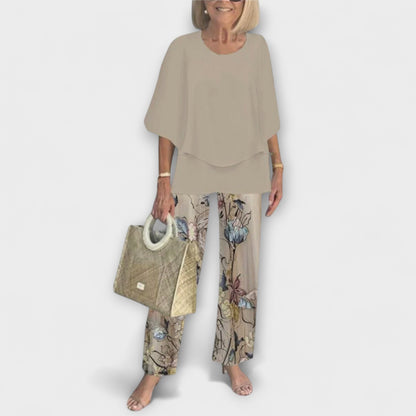 Rosamund - Set moderno con blusa comoda e pantaloni