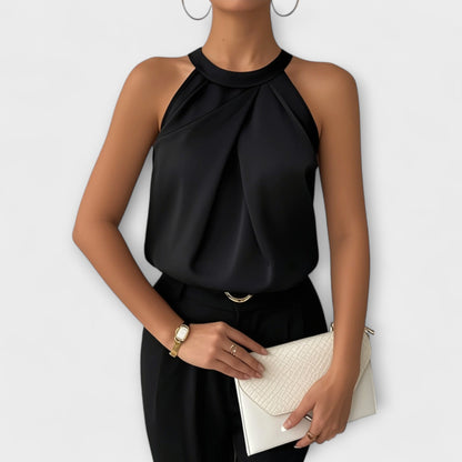 Skye - Elegante Blusa in Satin con Design Off-Shoulder