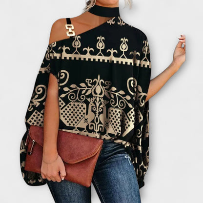 Blusa senza spalline per donne