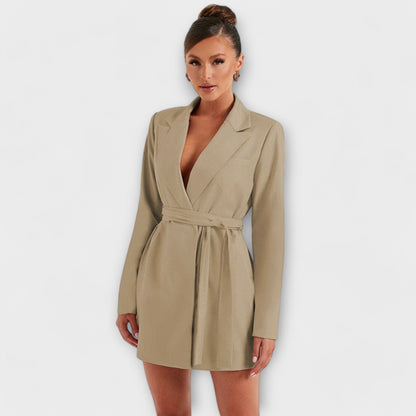 Abito blazer con scollatura a V