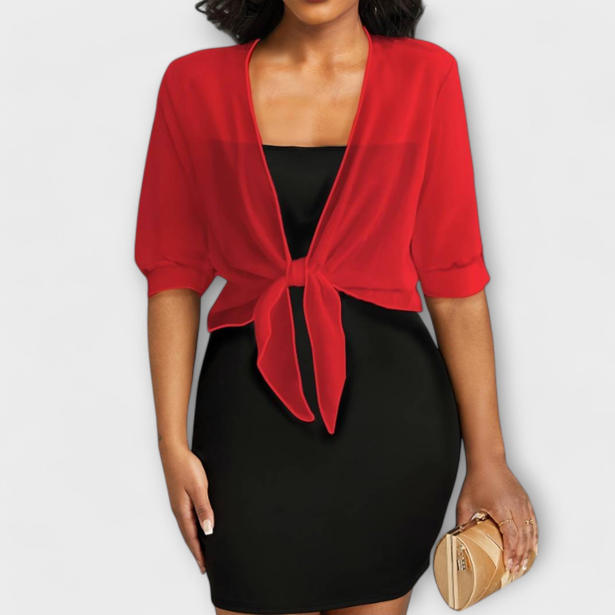 Olivia - Blusa con apertura frontale