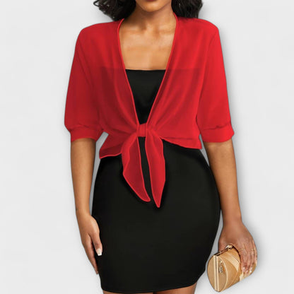Olivia - Blusa con apertura frontale