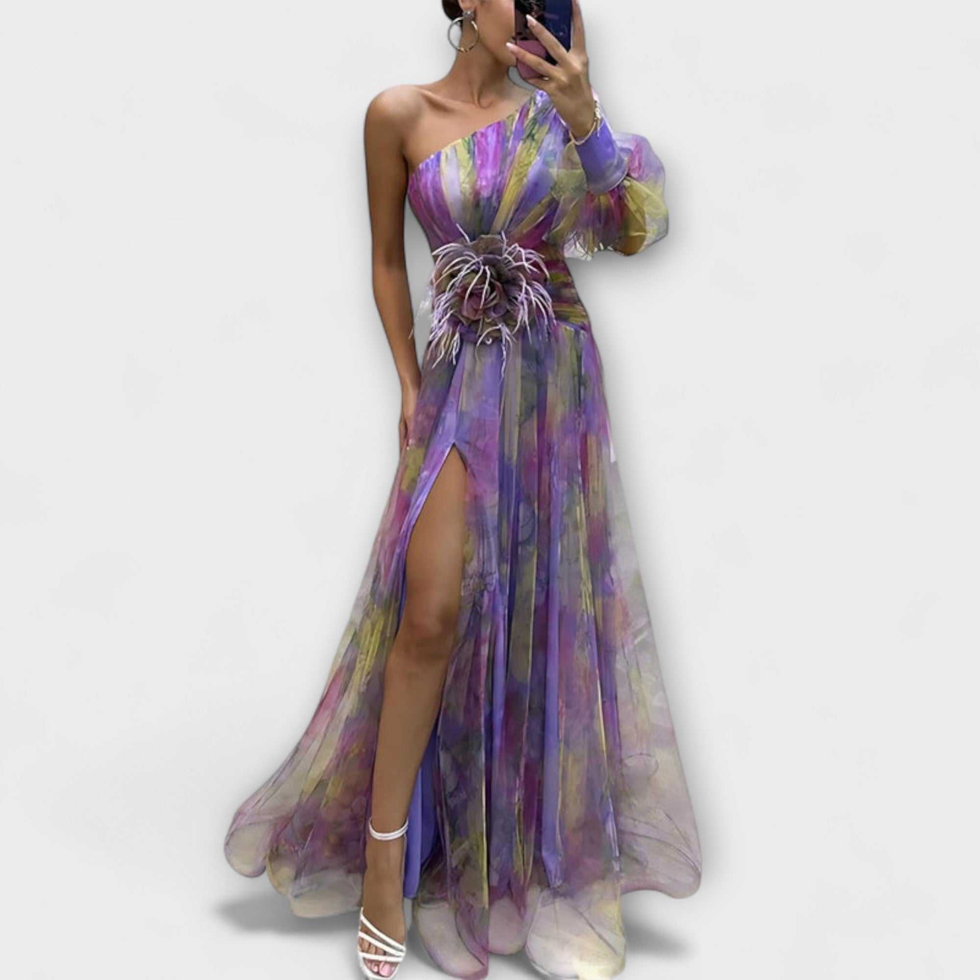 Minna – Abito Maxy Amelie Asimmetrico