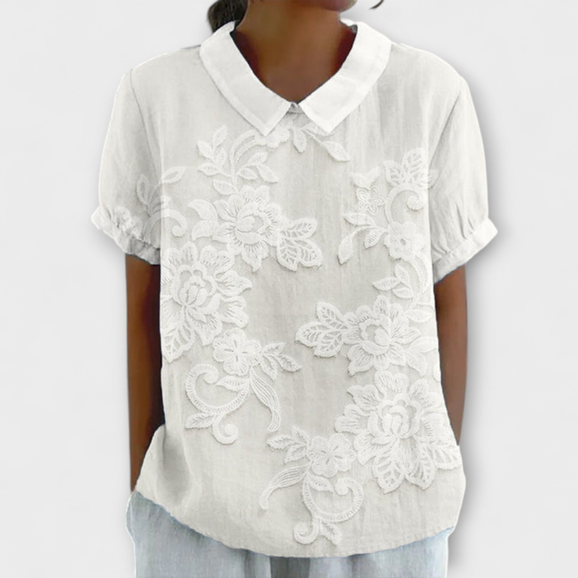 Emma - Camicia con Stampa Vintage