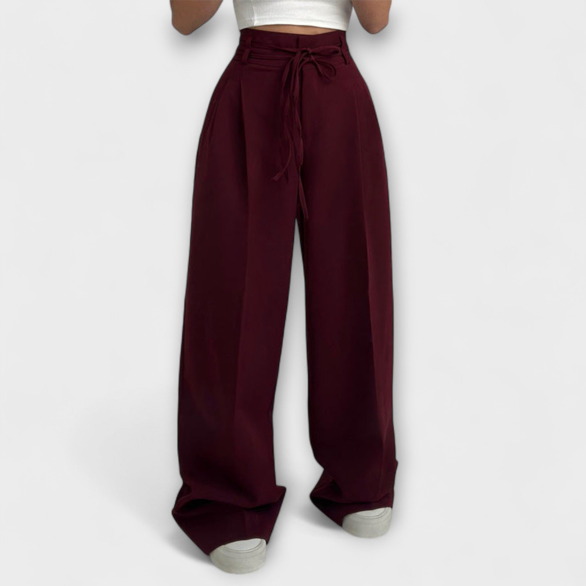 Jill - Pantaloni casual con lacci