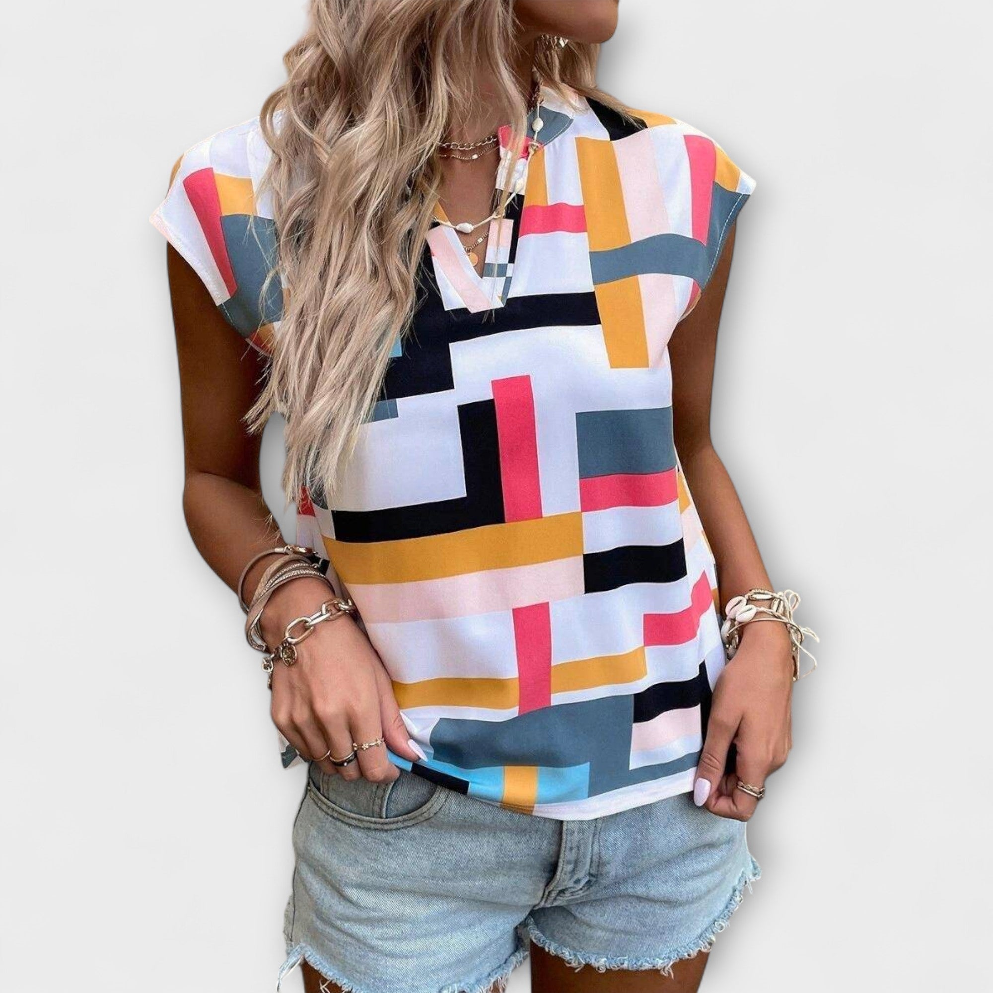 Chloe - Blusa a maniche corte