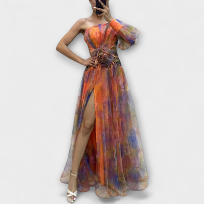 Minna – Abito Maxy Amelie Asimmetrico