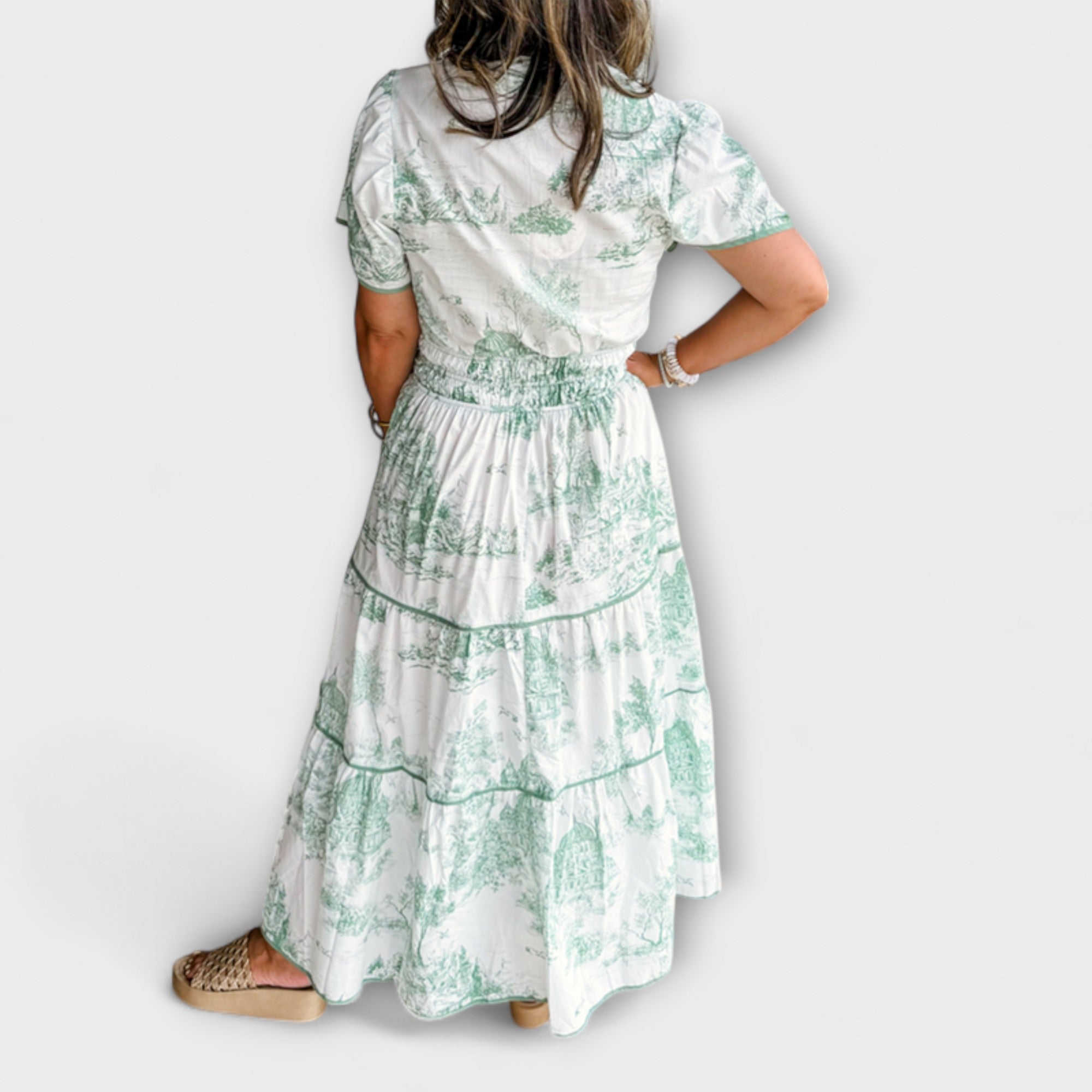Eliza - Abito Maxi in Toile Senza Tempo