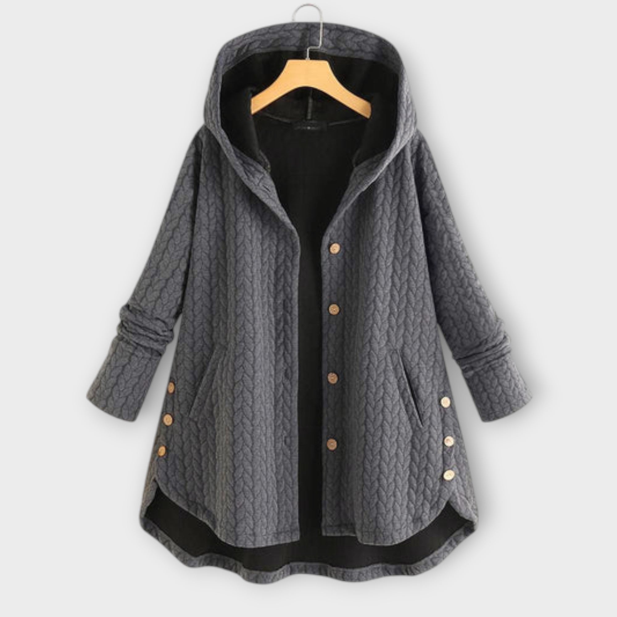Leslie - Giacca Button-Up Calda