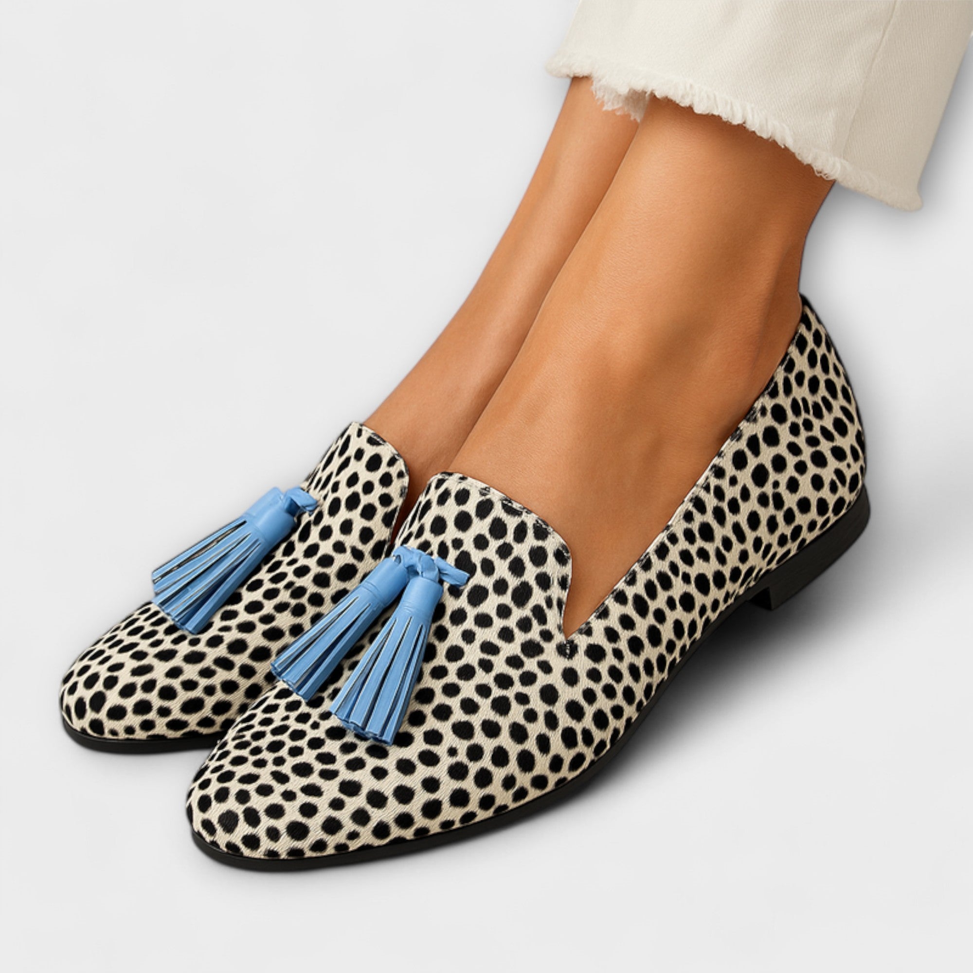 Mira - Pantofole con Frange