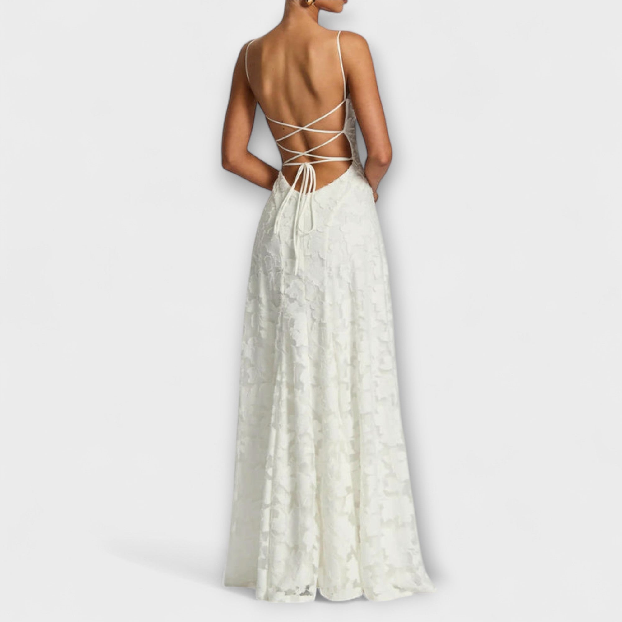 Emberly - Elegante Maxidress in Jacquard