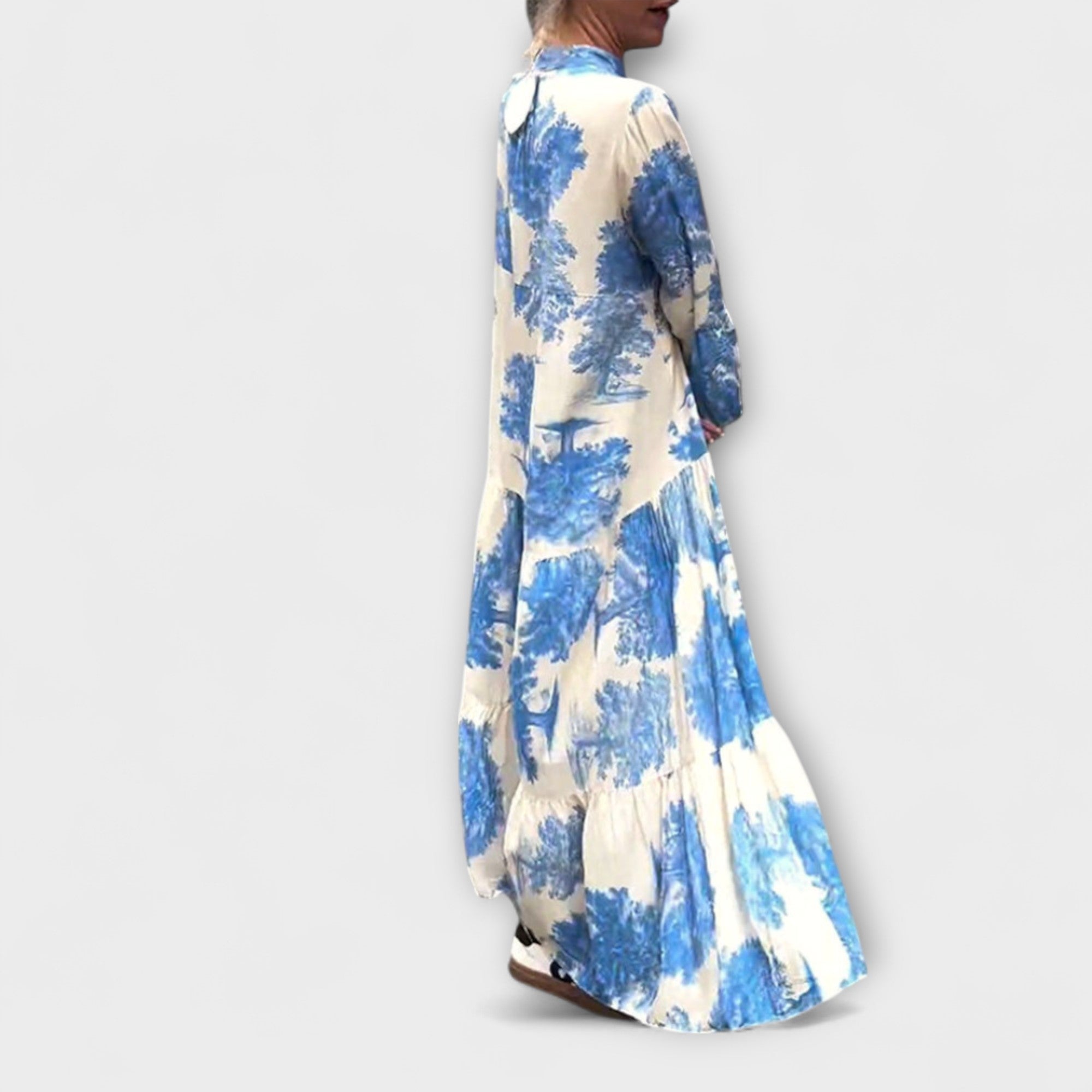 Nerina - Elegante Abito Maxi Floreale
