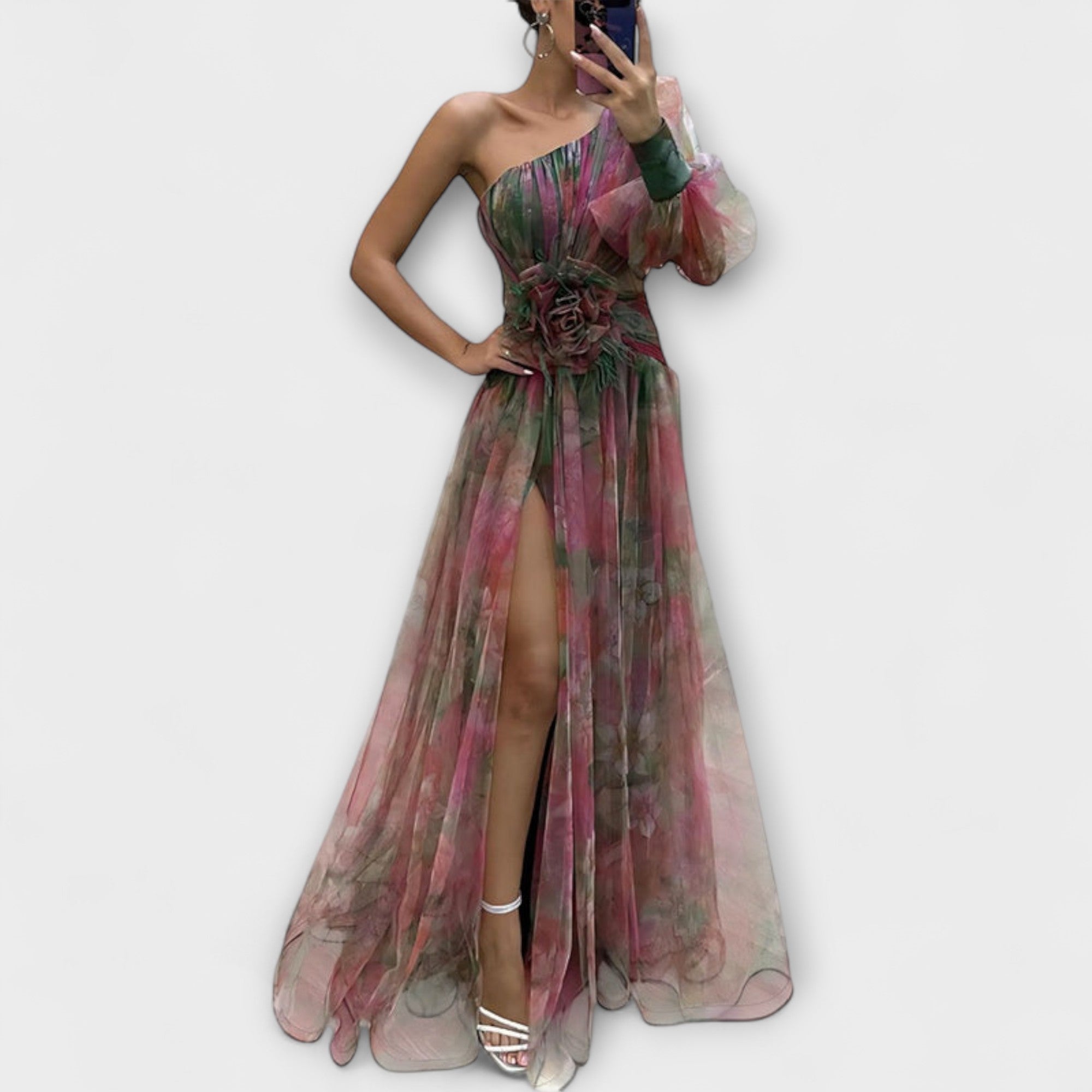 Minna – Abito Maxy Amelie Asimmetrico