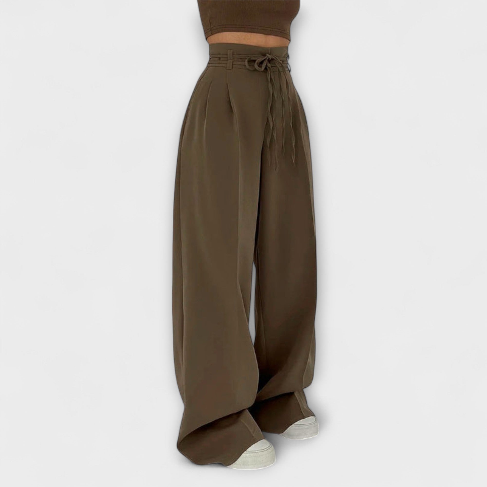 Jill - Pantaloni casual con lacci
