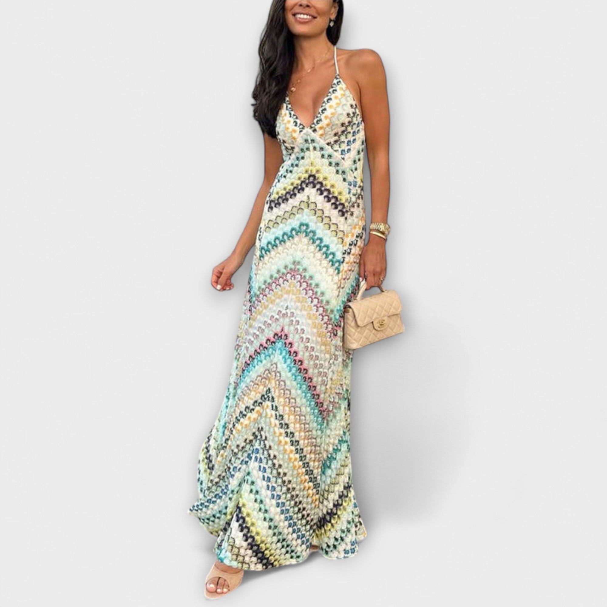 Remi - Maxibito con motivo a zigzag colorato Missoni