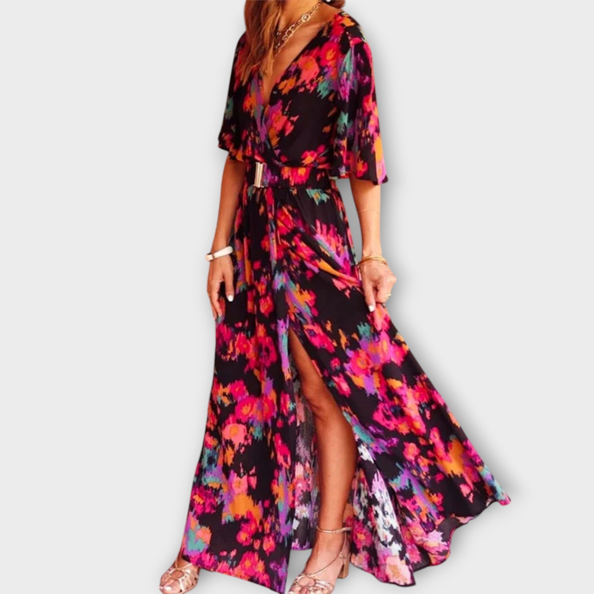 Sabine - Abito lungo avvolgente dallo stile elegante