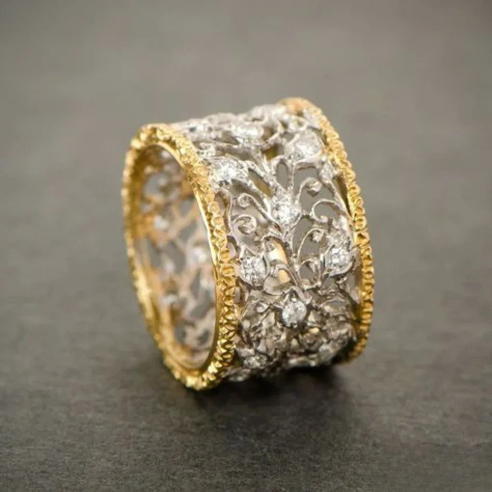 Anello Retro Zirkonia Ivy