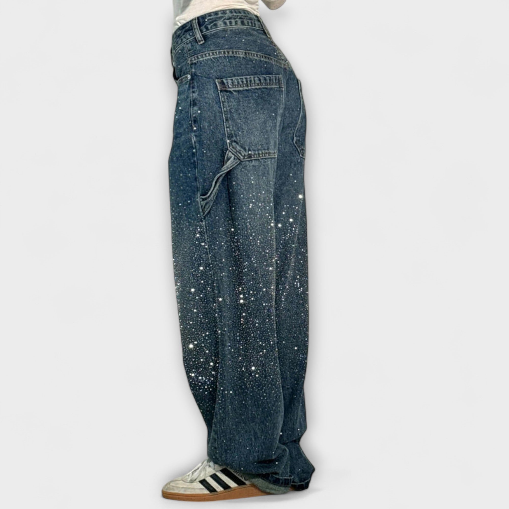 Fable - Jeans in Denim Shine Stile Balloon Carpenter