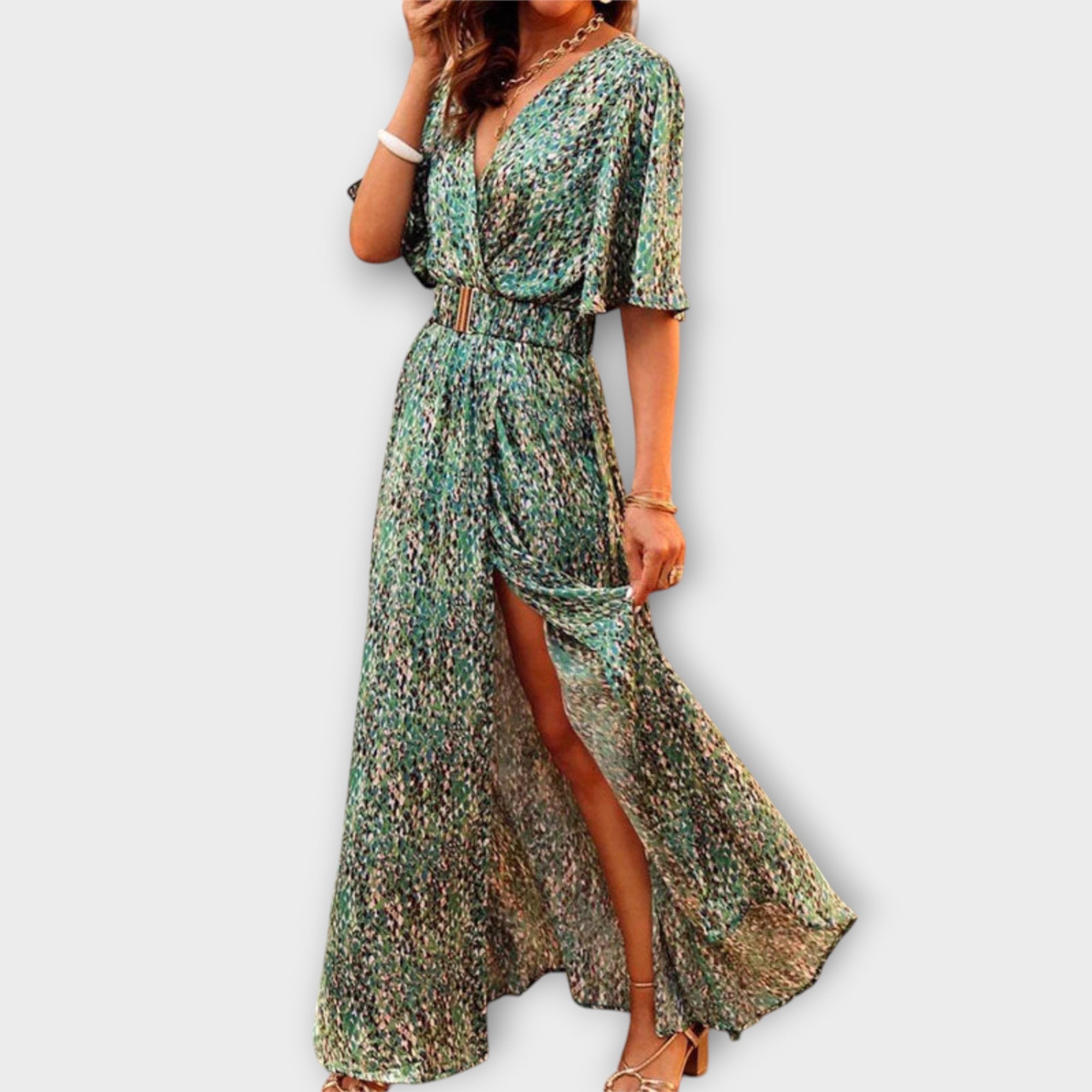 Sabine - Abito lungo avvolgente dallo stile elegante