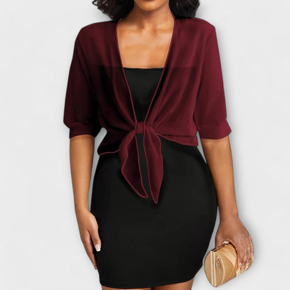 Olivia - Blusa con apertura frontale