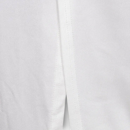 Selah - Abito lungo bianco con maniche lunghe, scollatura in vita e dettagli in strass