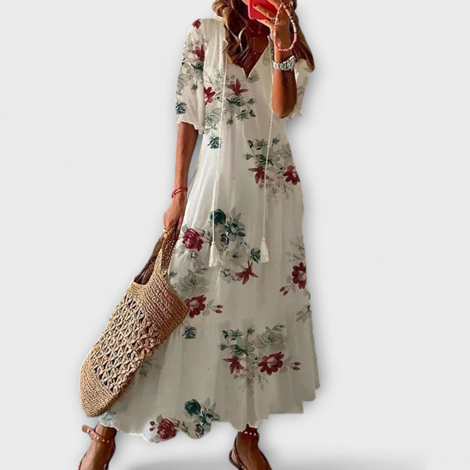 Anna – Abito Estivo Bohemien da Donna con Silhouette Fluttuante
