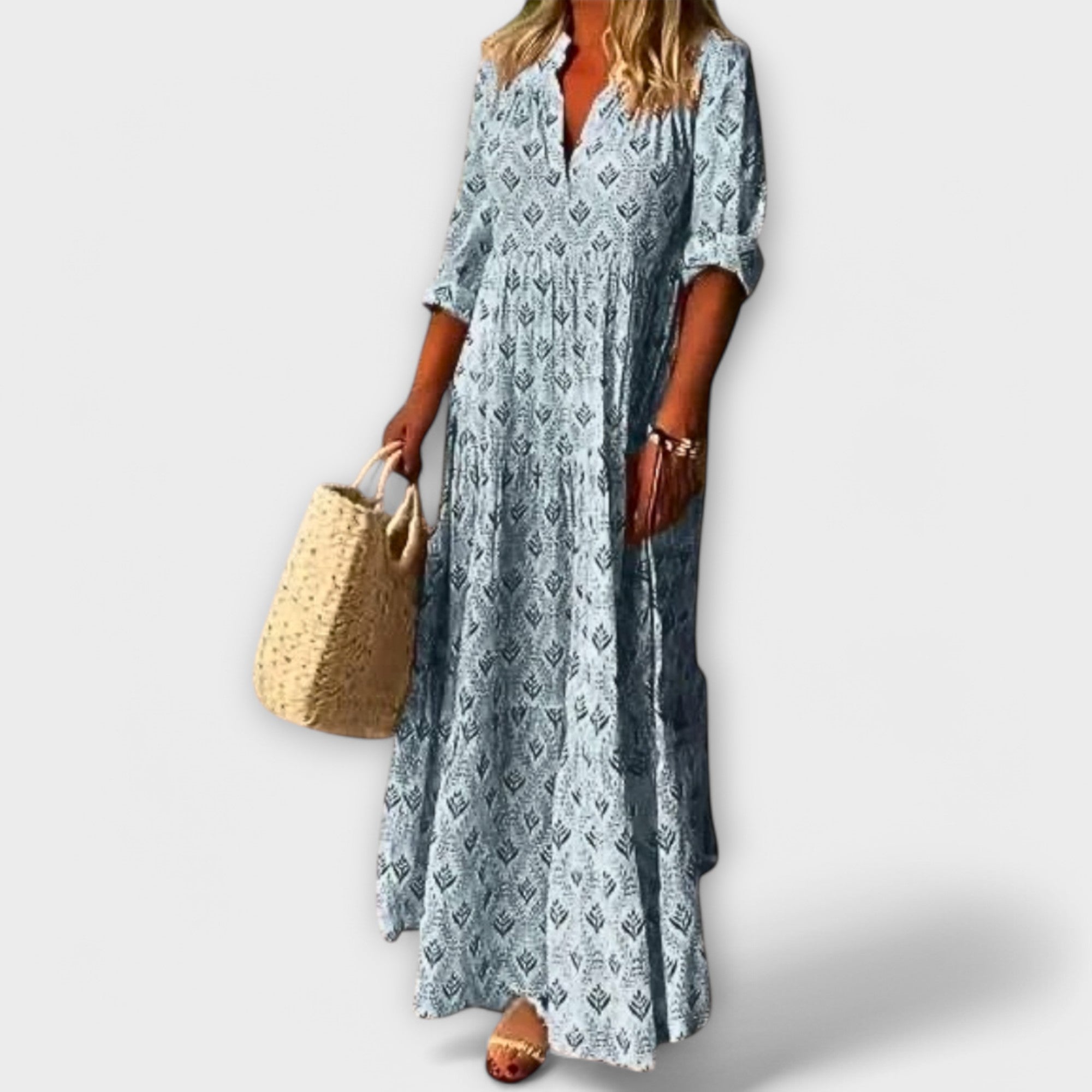 Sera - Abito Maxi Primaverile Elegante e Confortevole
