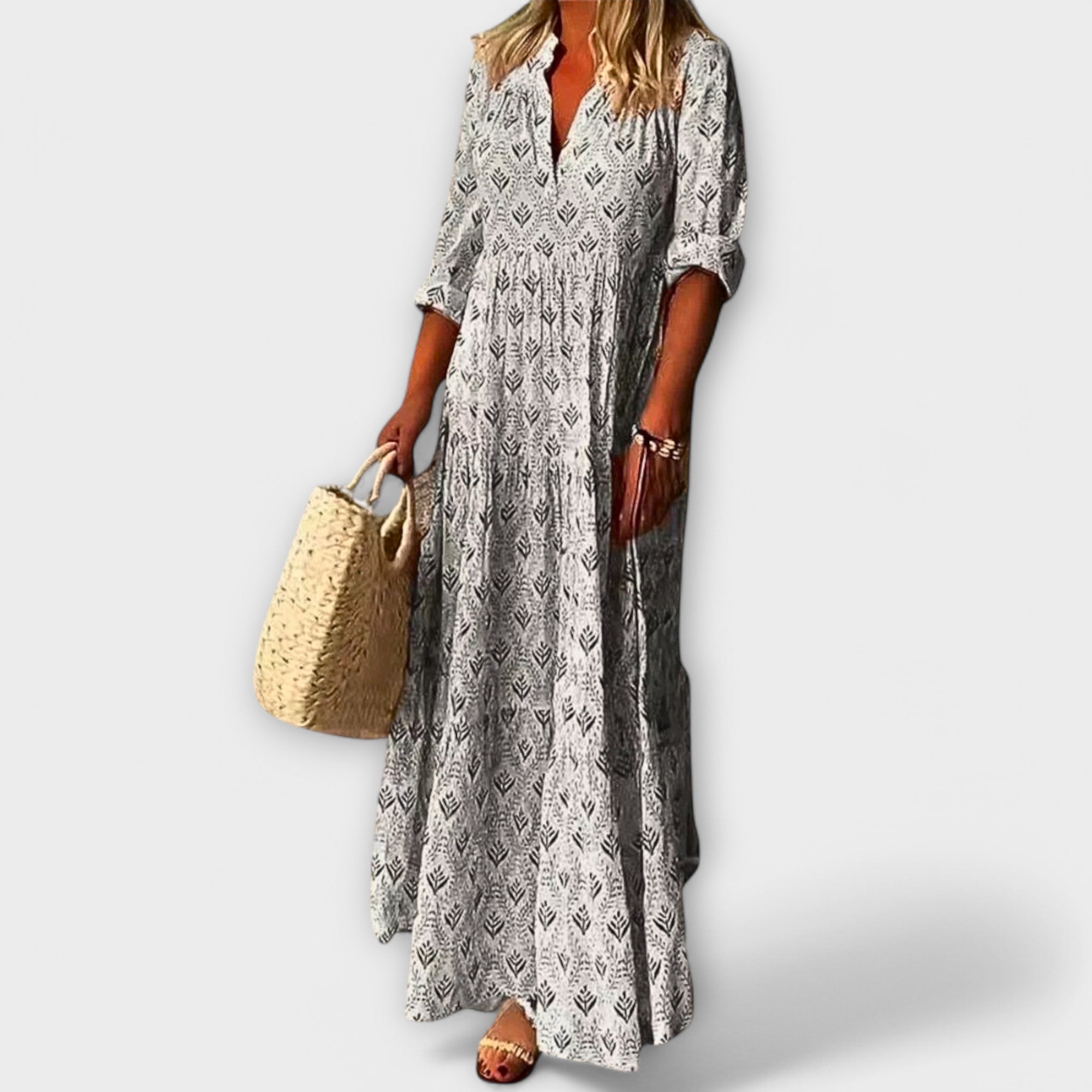 Sera - Abito Maxi Primaverile Elegante e Confortevole