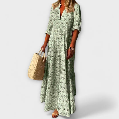 Sera - Abito Maxi Primaverile Elegante e Confortevole