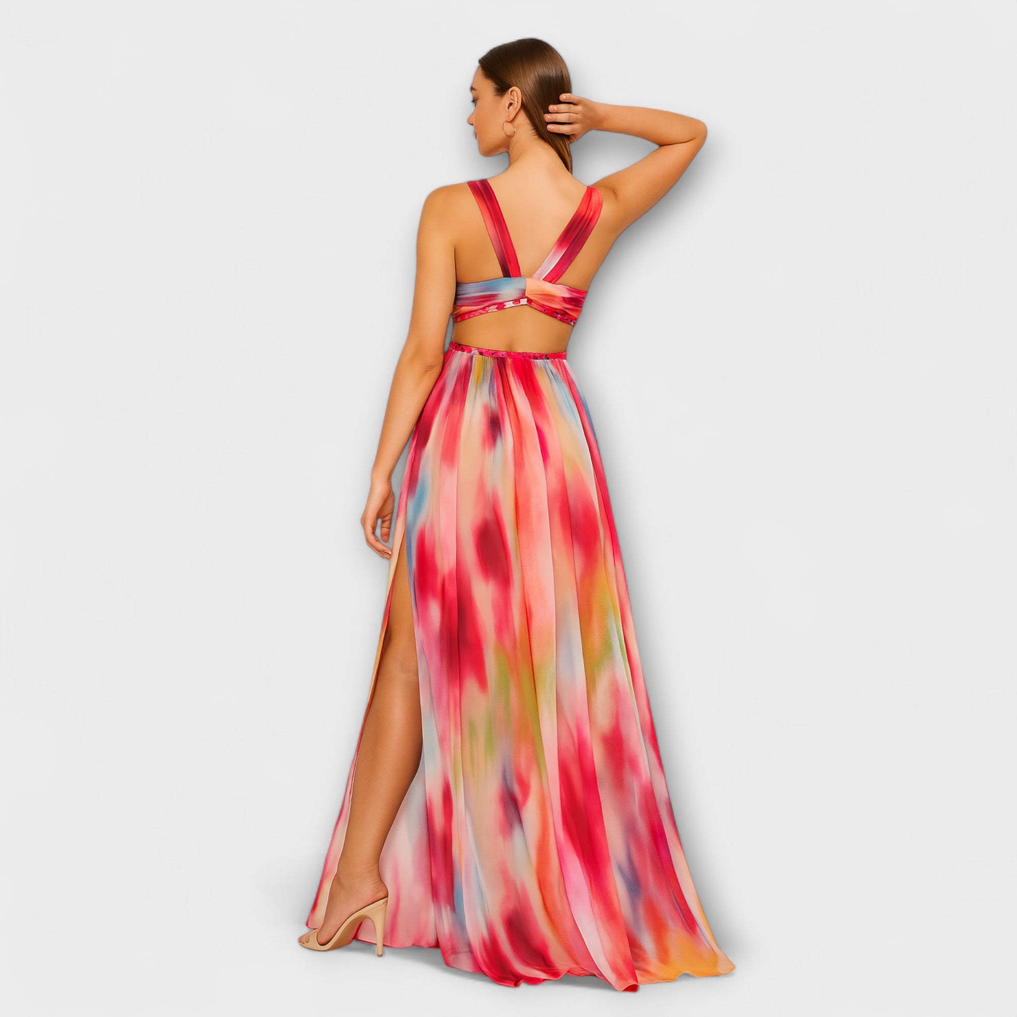 Freya - Abito Maxy Dipinto