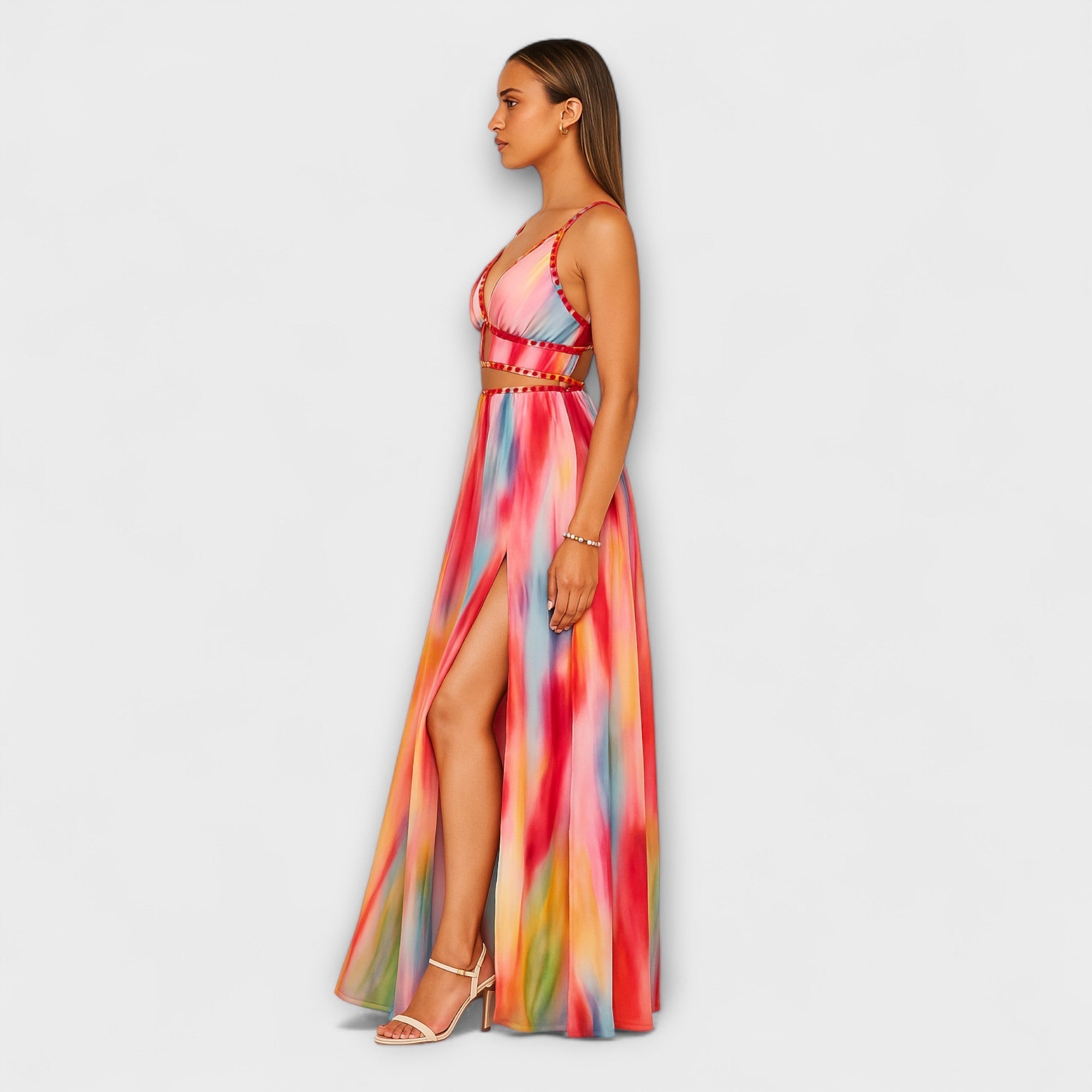 Freya - Abito Maxy Dipinto
