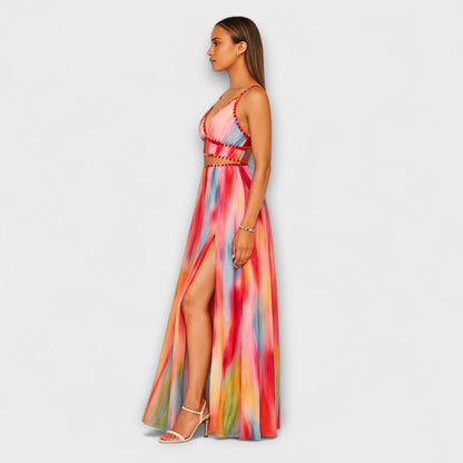 Freya - Abito Maxy Dipinto