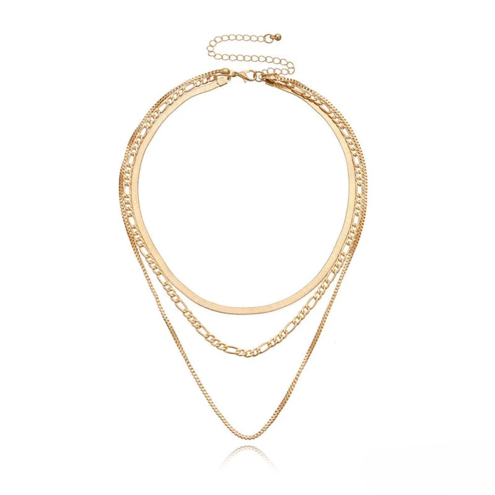 Collana a strati vintage 3 pezzi