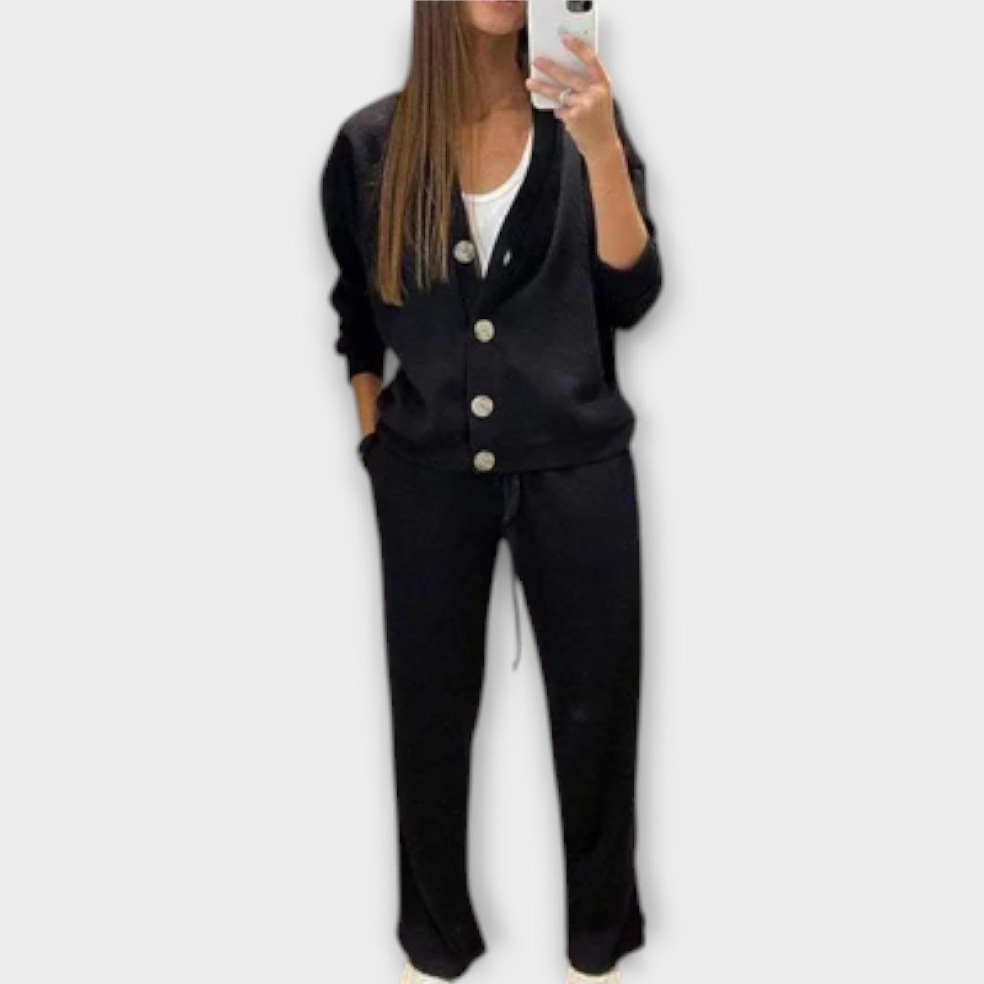 Chantal – Set Cardigan e Pantaloni