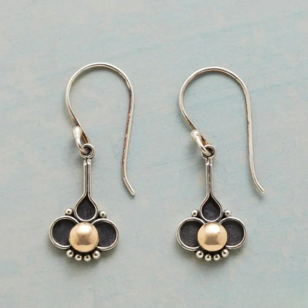 Orecchini Bohemian Clover Perl