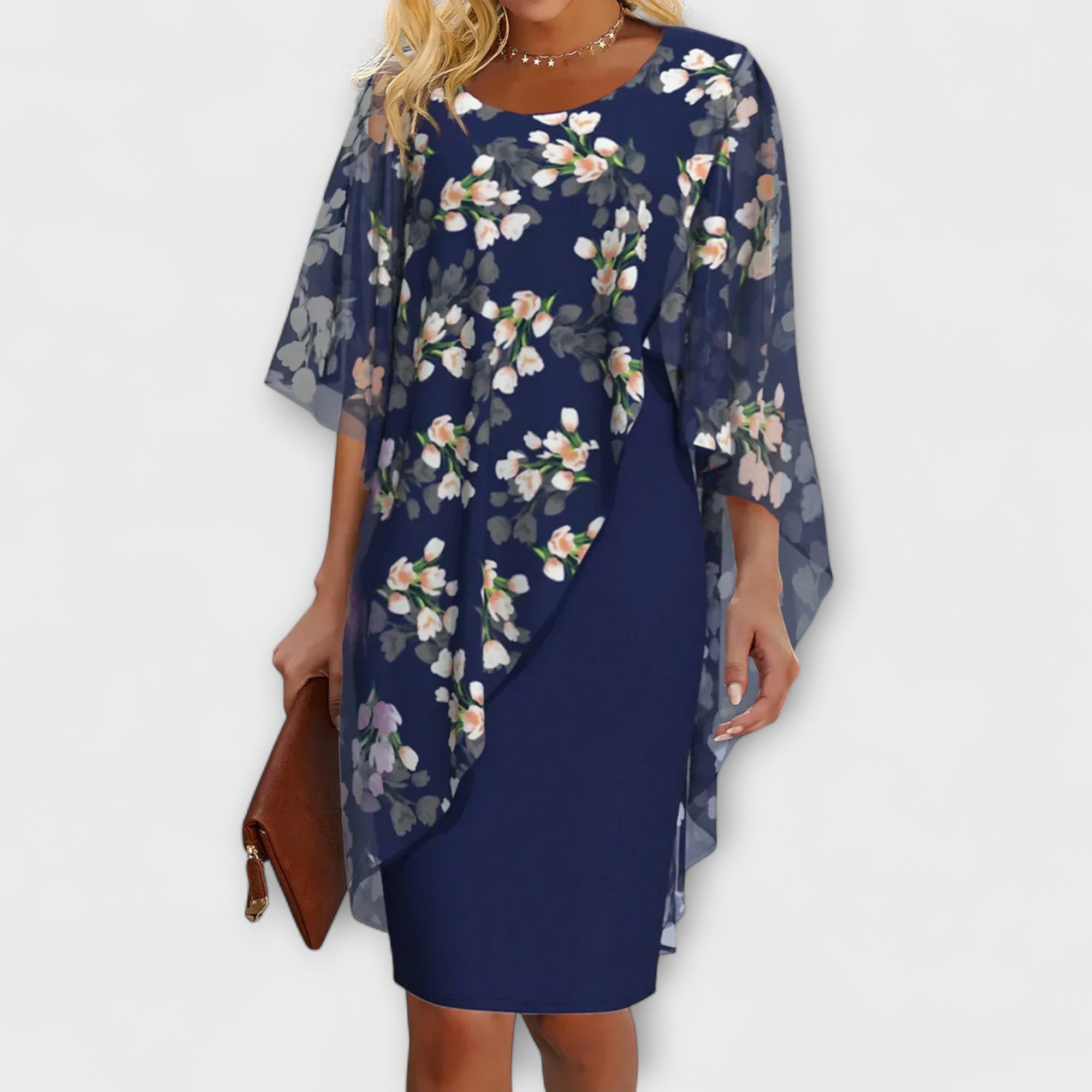 Lyanna - Abito da donna in chiffon floreale