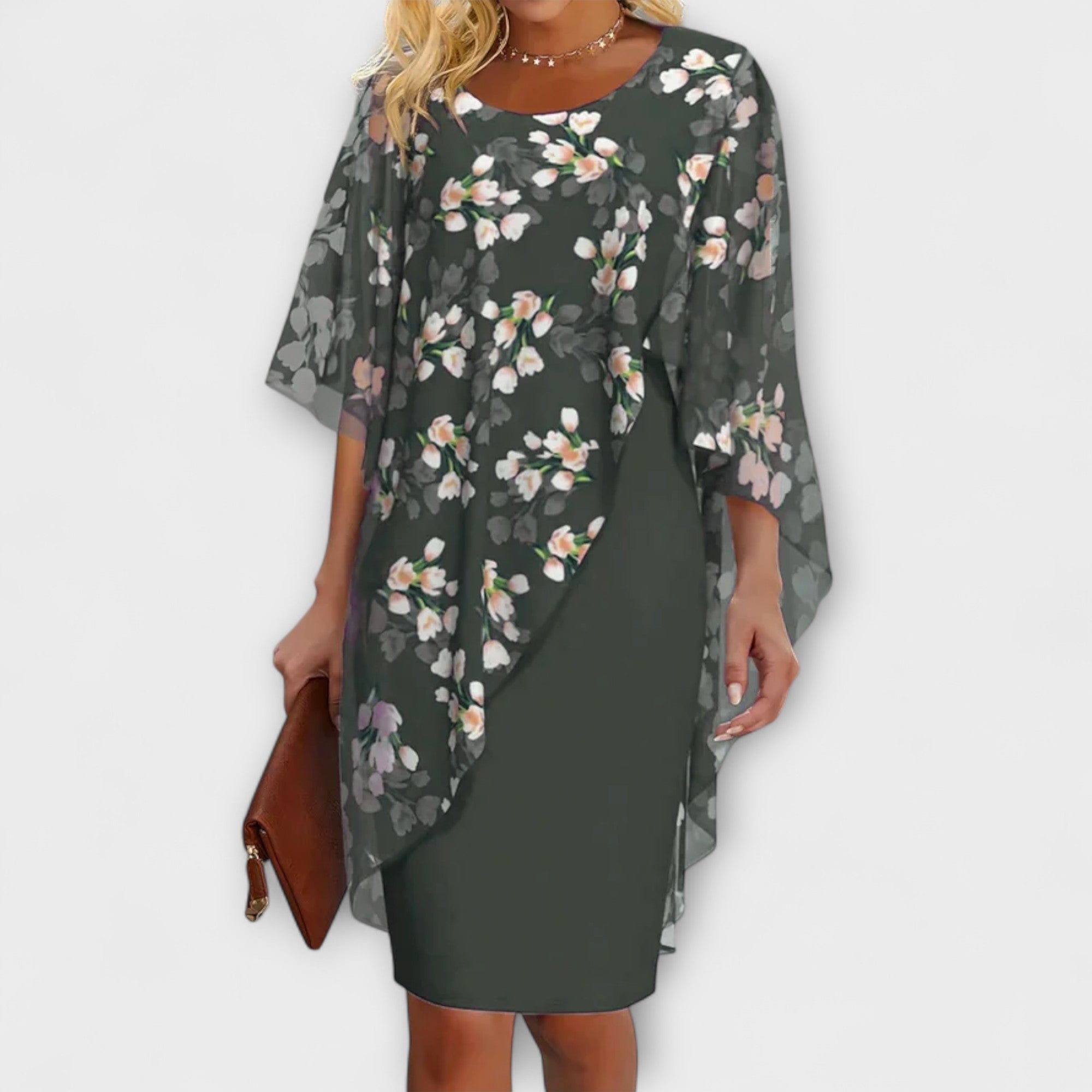 Lyanna - Abito da donna in chiffon floreale