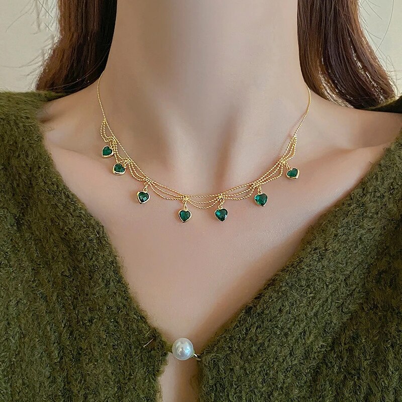 Collana a forma di cuore