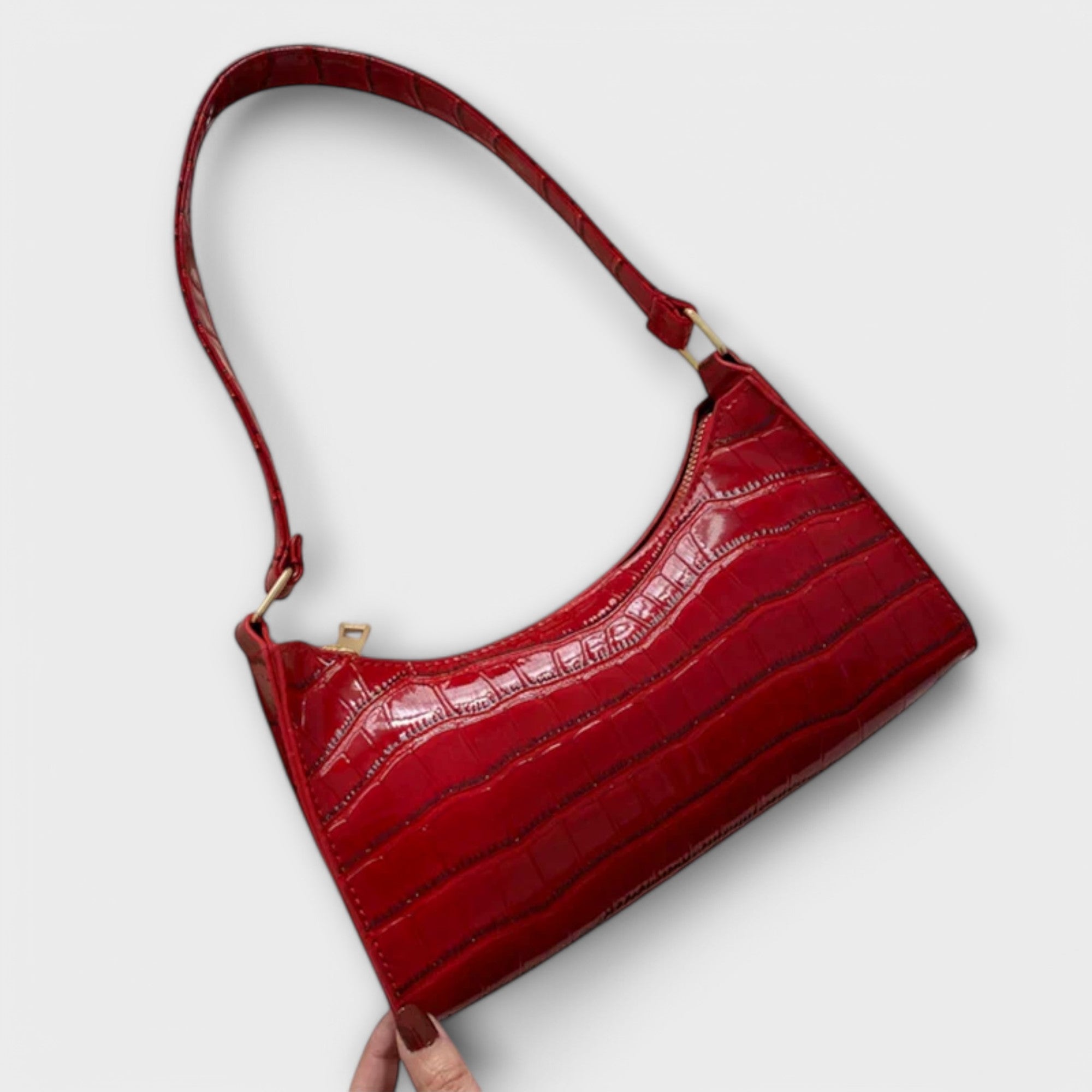 Aurellia. - Borsa in pelle lucida