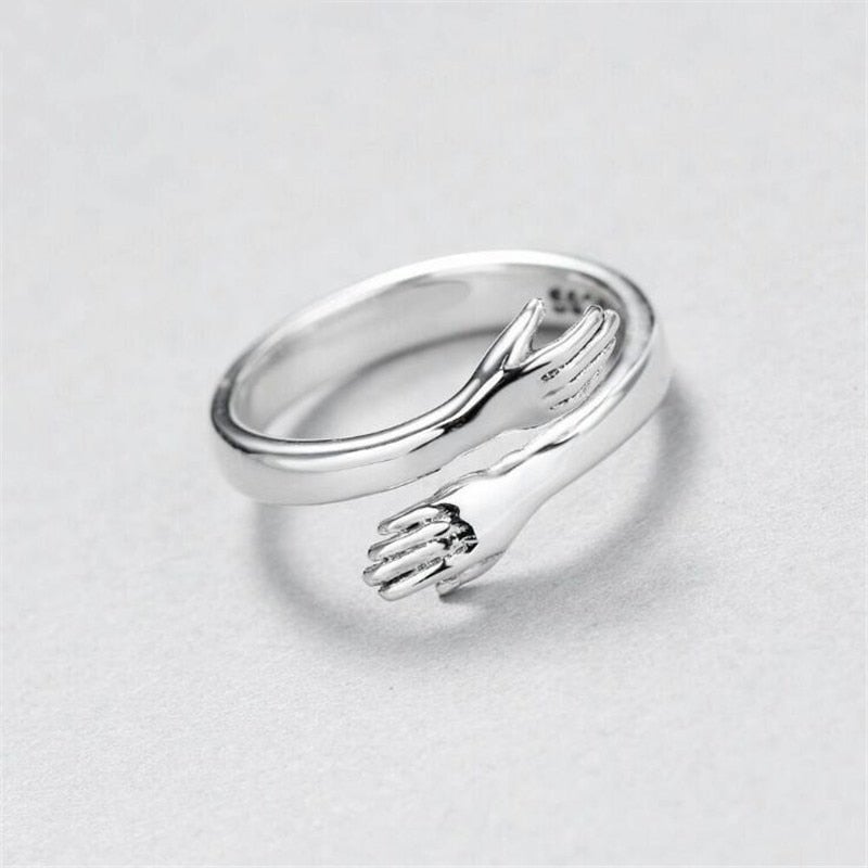 Anello d'Abbraccio in Argento