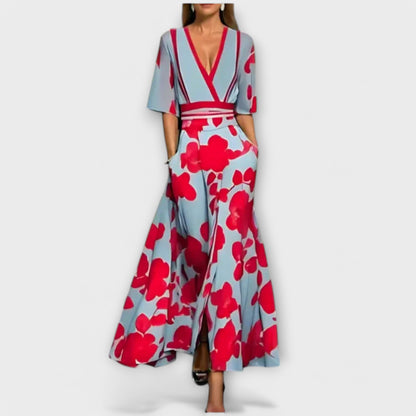 Elise - Elegante abito a tubino floreale