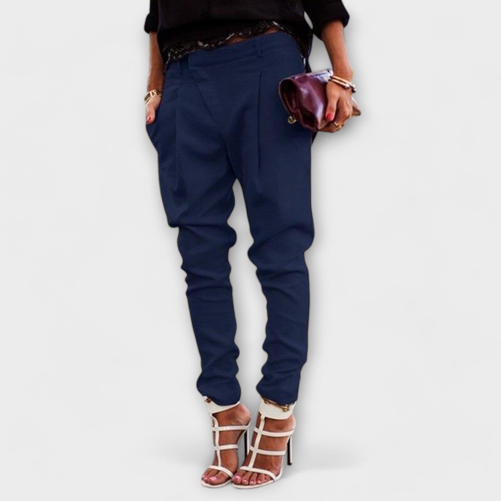 Mira - Elegante Pantalone a Vita Alta