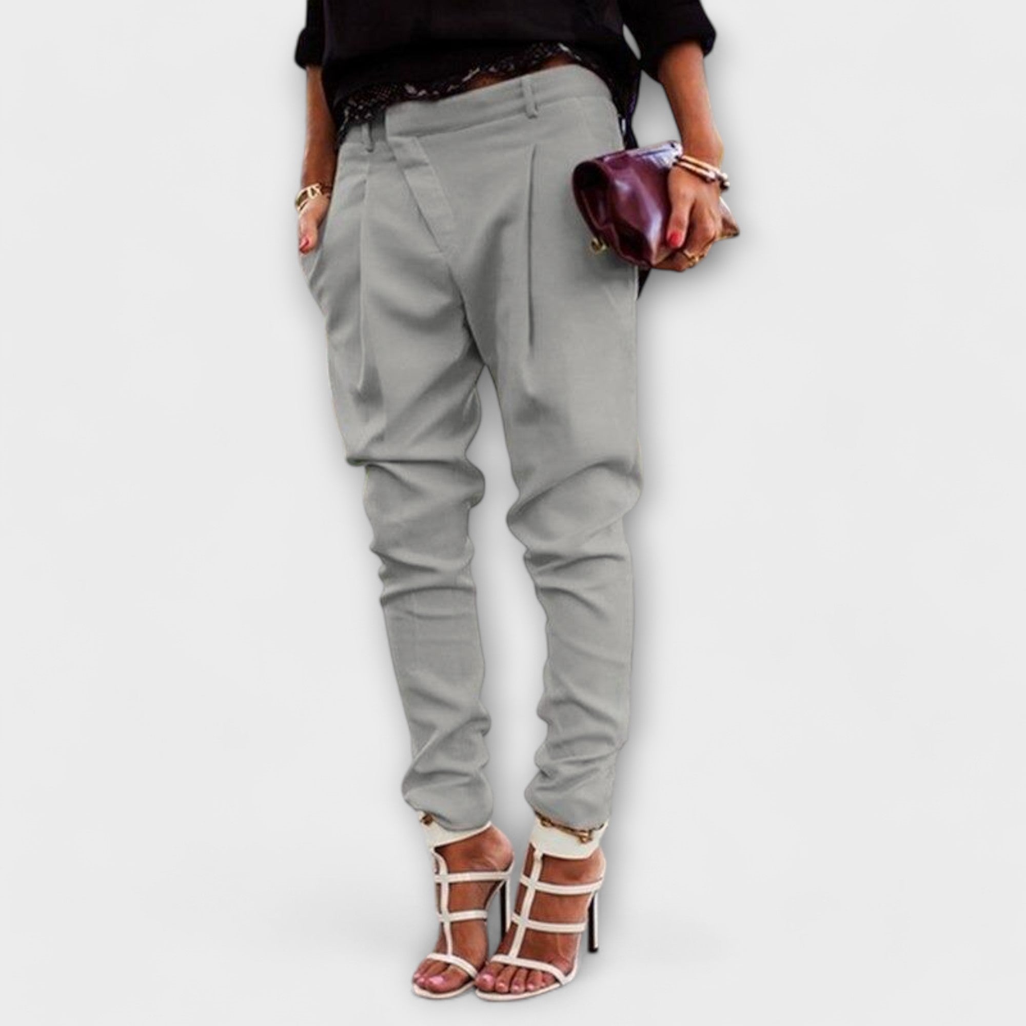 Mira - Elegante Pantalone a Vita Alta
