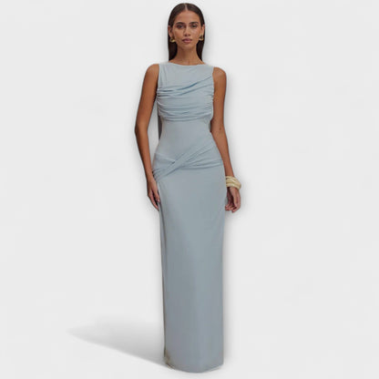 Rieke - Abito maxi elegante con alta spacco